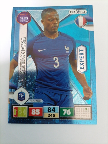 Carta Adrenalyn Xl Road To Rusia - Patrice Evra - Expert