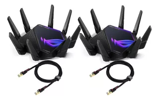 Asus Rog Gamer Gt-axe16000 Quadband Wifi6e 10g Kit2+cabo Avt