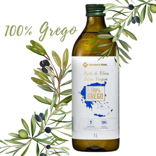 Azeite De Oliva Extra Virgem 100% Grego - Importado Grécia 