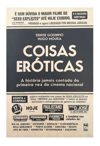 Imagem 2 de 3 de Livro Físico Coisas Eróticas Denise Godinho Hugo Moura