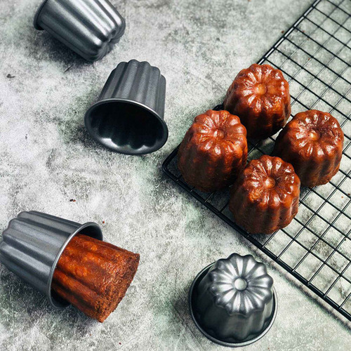 Molde Cristaly-canele, Copo De Muffin Cannele, 12 Peças Anti