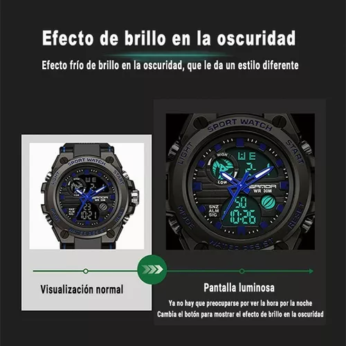 Reloj De Pulsera Táctico Militar Impermeable Para Hombre