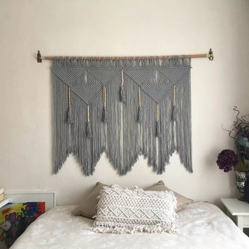 Macrame - Grifo Bohemio Para Colgar En La Pared, Cuerda Bohe
