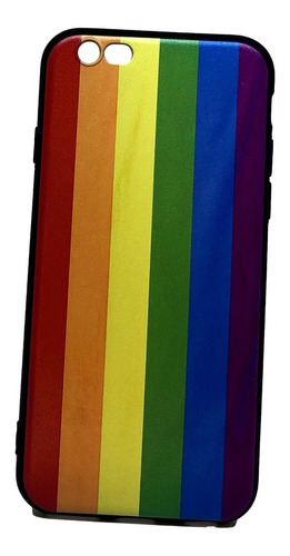 Para iPhone 6 / 6s -  Carcasa Silicona - Arcoiris