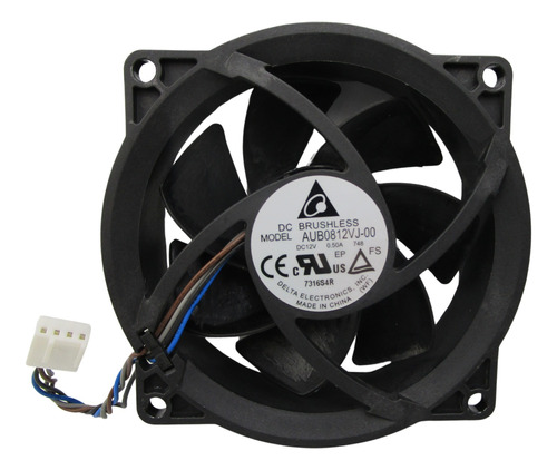 Ventilador Delta Aub0812vj-00 Dc12v 0.50a 4pin 908998-001 