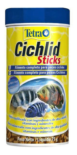 Ração Tetra Cichlid Sticks 250ml/75g