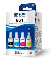 Comprar Pack 4 Tintas Epson 664 Original 4 Colores L121\u002Fl200\u002Fl310