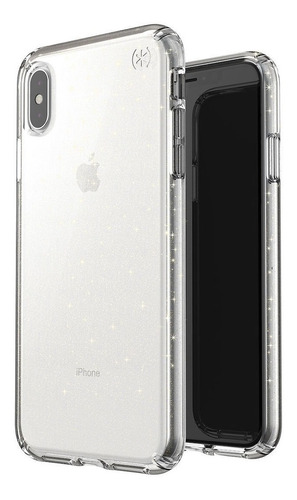 Funda Para iPhone XS Max Speck Presidio Clear + Glitt