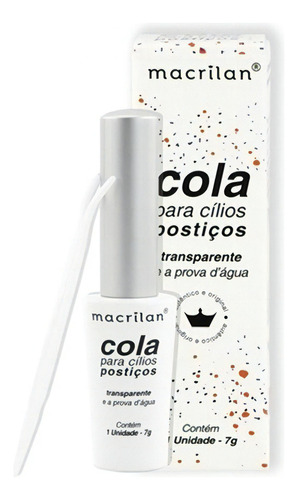 Macrilan Cola Ca-001 para cílios postiços cot transparente