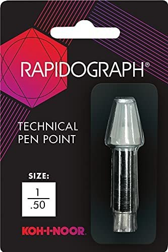 Rapidograph Technical Pen Point Punto Mm, Ancho De Línea: 0,