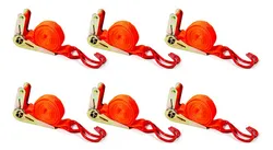 Comprar 6 Cinta Fita Para Prender Amarrar Carga 4.5m X 25mm no Mercado Livre