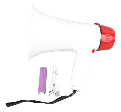 Altavoz Bullhorn Megaphone Speaker Con Grabación De 160s