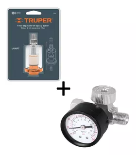 Filtro Regulador Aire + Separador Agua Y Aceite Compresor