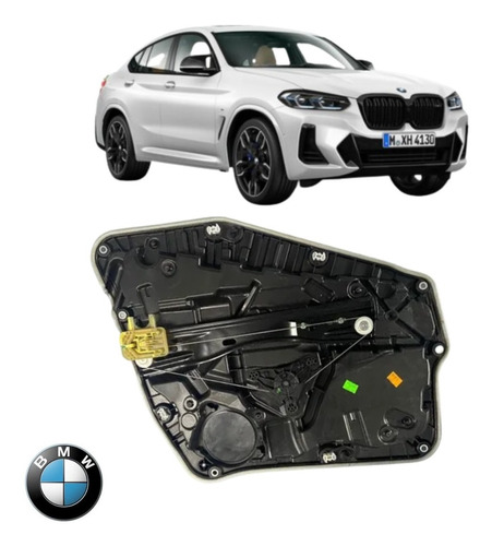 Maquina De Vidro (s/ Motor) Traseiro Esq. Bmw X4 2020