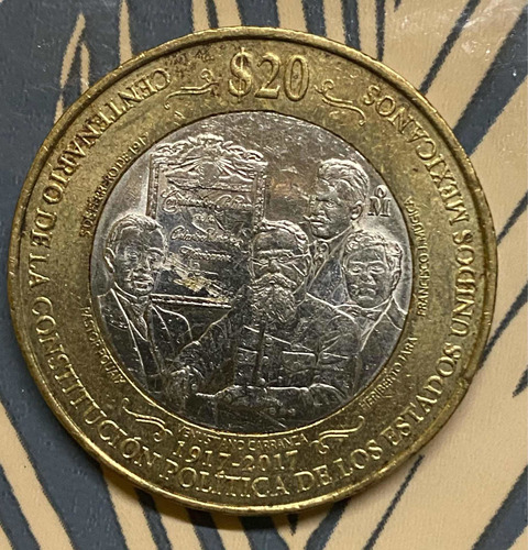 Moneda $20 Conmemorativa Venustiano Carranza