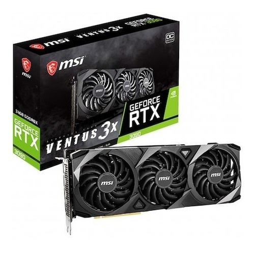 Placa De Video Msi Geforce Rtx 3090 Ventus 3x 24g Oc 