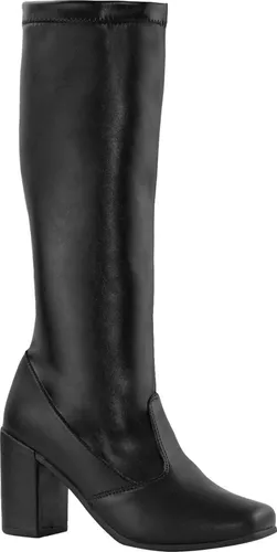 Botas cano longo salto alto store e grosso
