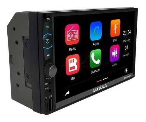 Radio Doble Din Aiwa Carplay Mirror Link Android
