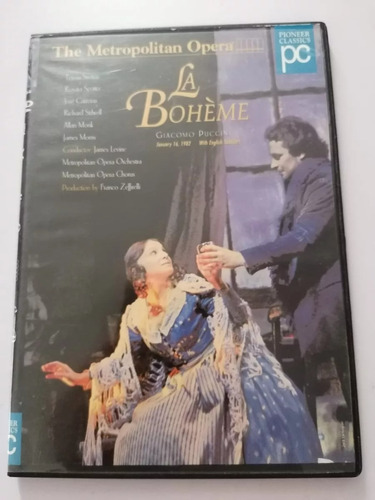 Puccini - La Boheme - Stratas / Carreras / James Levine Dvd