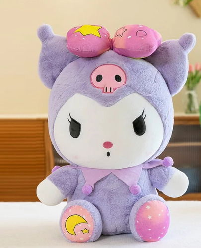 Peluche Princesa Kuromi 23 Cm Hello Kitty Diseño Exclusivo