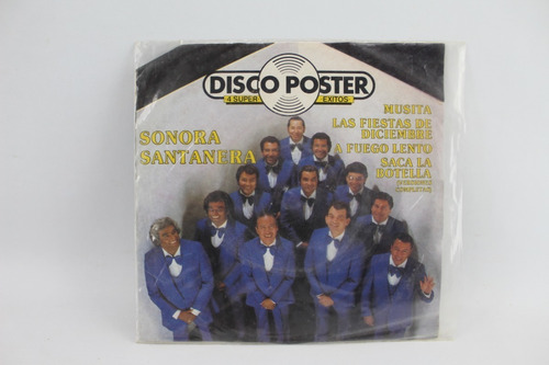 E720 Sonora Santanera -- Disco Poster 4 Super Exitos Ep
