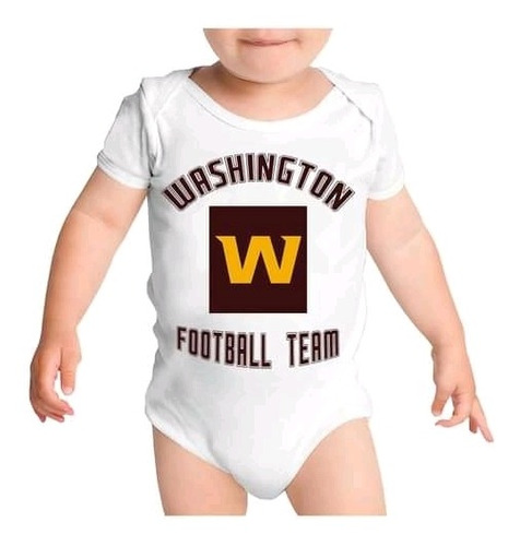 Bebé Washington Football Team Pañalero Personalizado Nfl