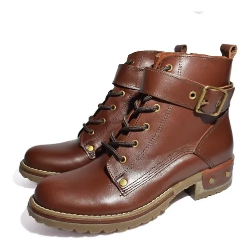 Borcegos cuero outlet