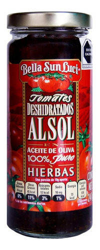 Tomate Deshidratado Bellasun En Aceite D Oliva Y Hierbas241g