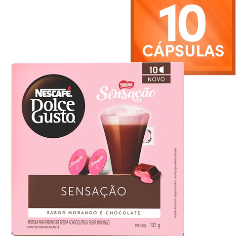 Sensação Em Cápsula Nescafé Dolce Gusto Exclusivo Caixa 131g