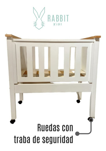 Mini Cuna Colecho Barandas Deslizables + Colchón 50x80 Alf