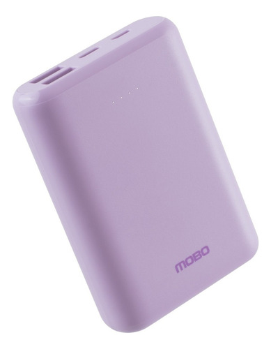 Power Bank Mobo Power 10000 Mah Bateria Portatil Lila 3a/15w Color Violeta
