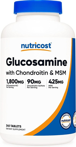 Original Nutricost Glucosamine & Chondroitin & Msm, 240cap