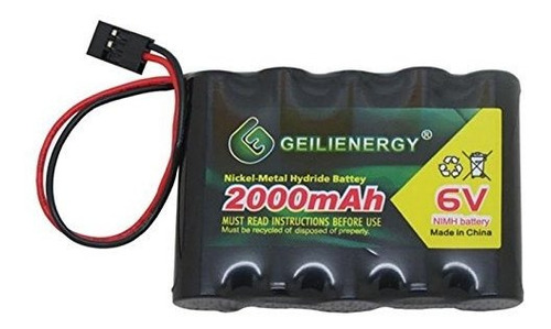 Paquetes Qblpower 6v 2000mah Nimh Rx Batería Con Hitec Conec