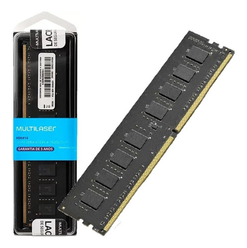 Memória Ddr4 4gb 2400mhz Udimm Mm414 Multilaser             