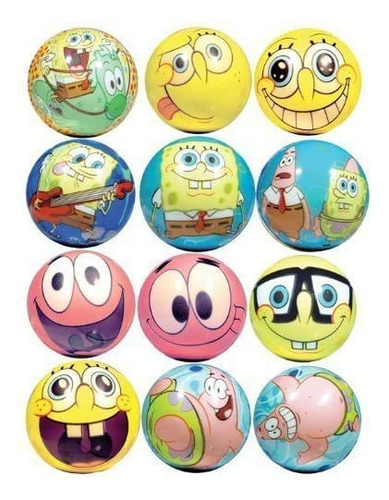 Bob Esponja Squarepants Party Favors Bola Espuma Suave 20