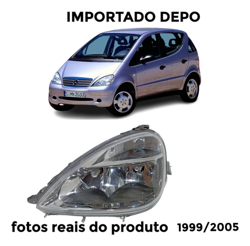 Farol Esquerdo Classe A 1999 2000 2001 2002 2003 2004 250