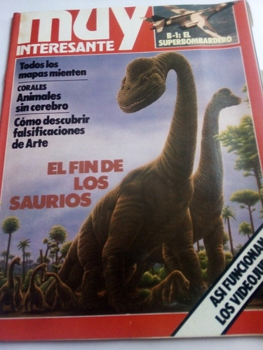 Revista Muy Interesante Año 2 Número 13 1985 Fin Dinosaurios