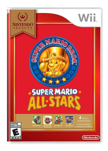 Super Mario All-stars Wii Mídia Física Pronta