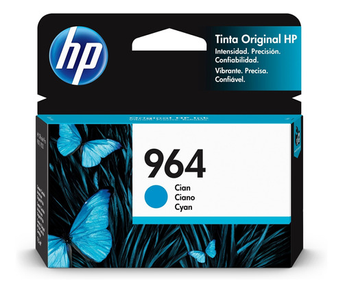 Cartucho De Tinta Hp 964 3ja50al Cian 700 Páginas