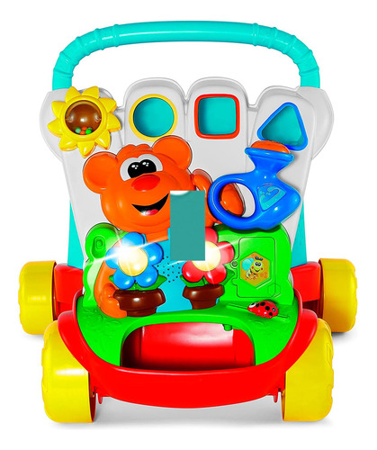 Chicco Andadera Para Bebé 2 En 1 Tablero Con Juegos Luces Y