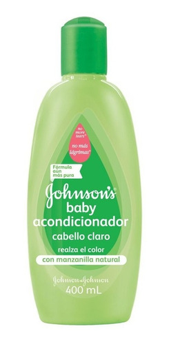 Acondicionador Bebe Manzanilla Johnson Cabello Claro 400 Ml