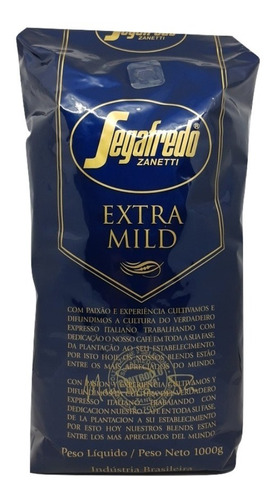 Café Segafredo Tostado En Grano Extra Mild  1kg. 