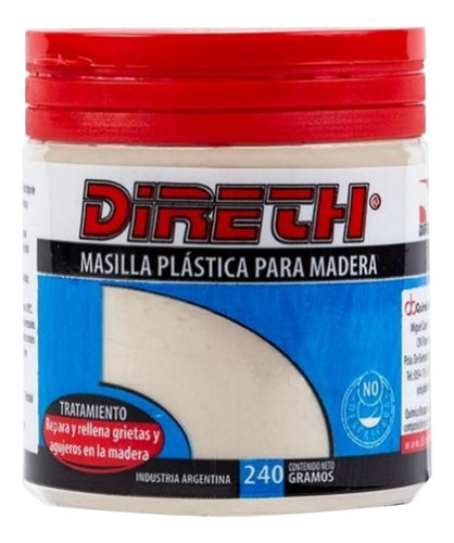 Masilla Madera Sella Grieta Agujero Calidad Premium 200g