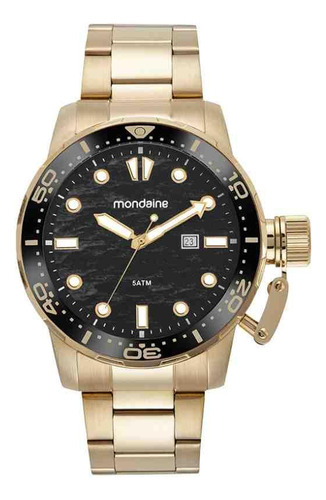 Relógio Mondaine Dourado Masculino 99660gpmvde2 5 Atm