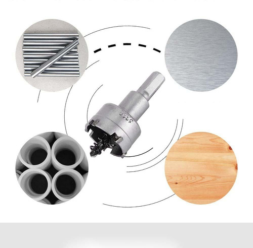 13 Brocas Copa Sierra Hss De Carburo Para 16-53mm