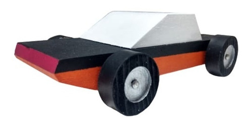 Imagen 2 de 4 de Auto Autito De Madera Realizado A Mano Gtx