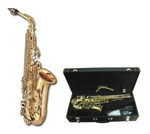 Saxo Alto Dorado Lincoln Winds Jyas1102 Con Estuche Oferta!