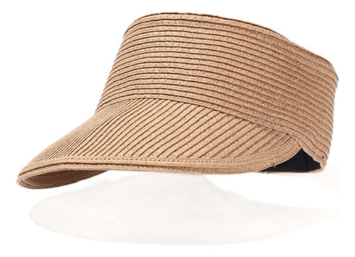 Sombrero De Playa, Sombrero De Paja, Visera Ancha, Plegable