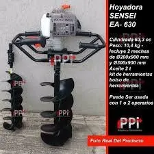 Alquiler Hoyadora, Perforadora, Pilotinera Motor A Explosión