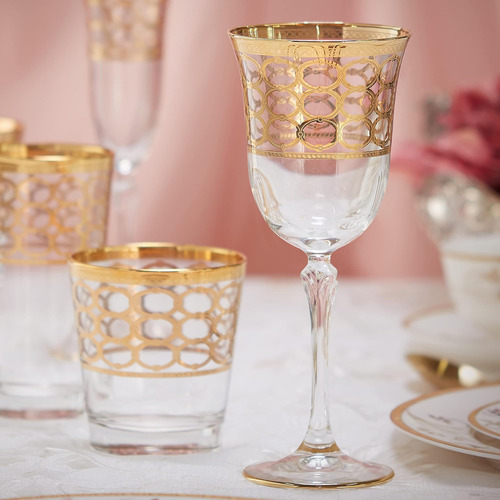 Lorren Home Thends Infinity Gold Ring Ring Wine Wine, Conjun